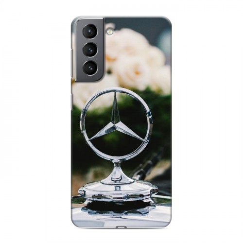 Дизайнерский пластиковый чехол для Samsung Galaxy S21 Mercedes
