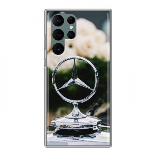 Дизайнерский пластиковый чехол для Samsung Galaxy S22 Ultra Mercedes