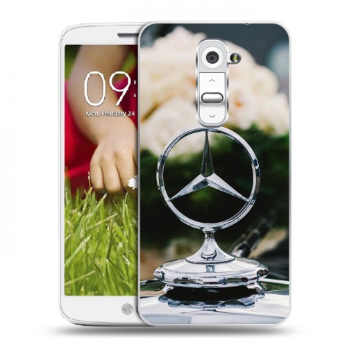 Дизайнерский пластиковый чехол для LG Optimus G2 mini Mercedes