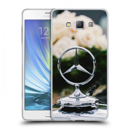 Дизайнерский пластиковый чехол для Samsung Galaxy A7 Mercedes