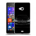 Дизайнерский пластиковый чехол для Microsoft Lumia 540 Mercedes