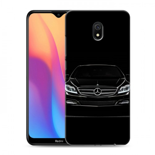 Дизайнерский силиконовый с усиленными углами чехол для Xiaomi RedMi 8A Mercedes