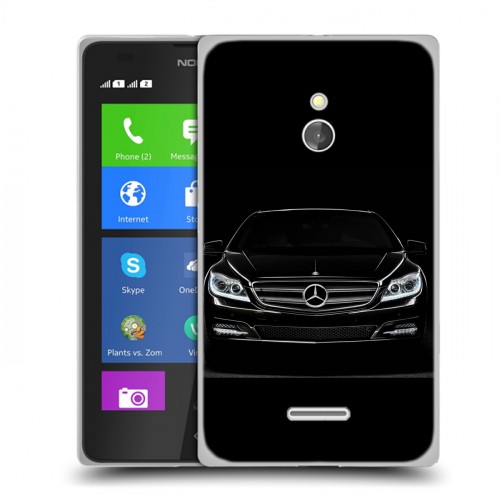 Дизайнерский силиконовый чехол для Nokia XL Mercedes