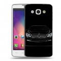 Дизайнерский пластиковый чехол для LG L60 Mercedes