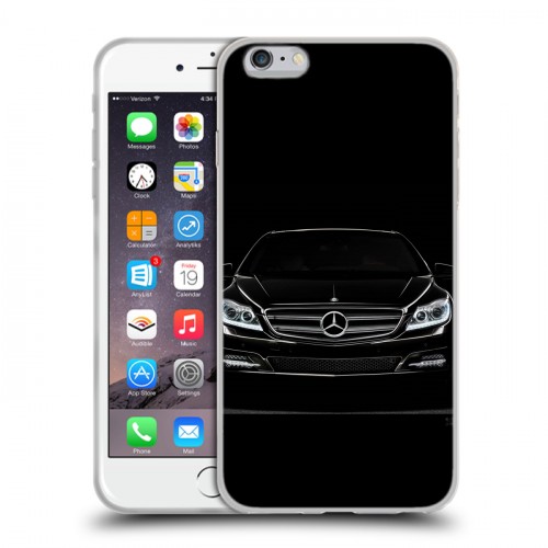 Дизайнерский силиконовый чехол для Iphone 6 Plus/6s Plus Mercedes