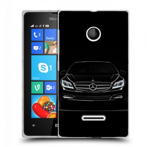 Дизайнерский пластиковый чехол для Microsoft Lumia 435 Mercedes