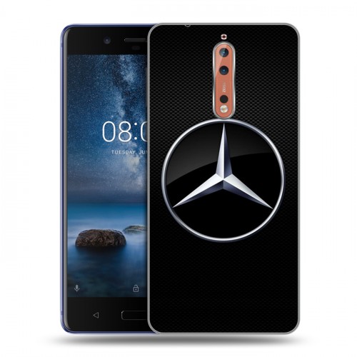 Дизайнерский пластиковый чехол для Nokia 8 Mercedes