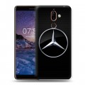 Дизайнерский пластиковый чехол для Nokia 7 Plus Mercedes