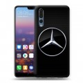 Дизайнерский силиконовый с усиленными углами чехол для Huawei P20 Pro Mercedes