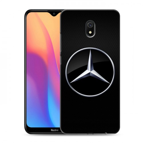 Дизайнерский силиконовый с усиленными углами чехол для Xiaomi RedMi 8A Mercedes