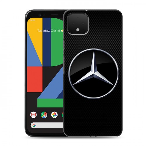 Дизайнерский пластиковый чехол для Google Pixel 4 XL Mercedes