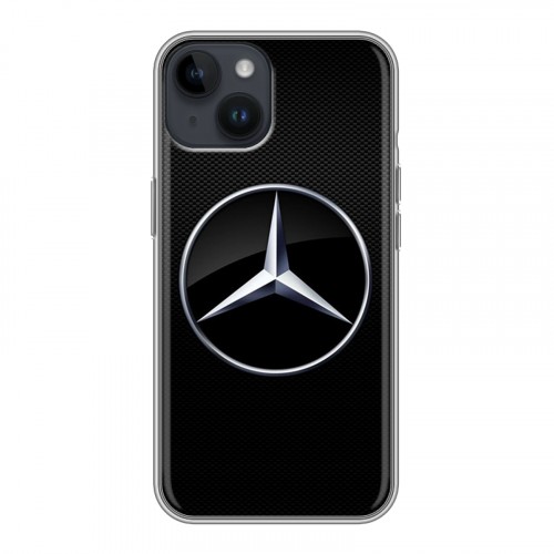 Дизайнерский пластиковый чехол для Iphone 14 Mercedes