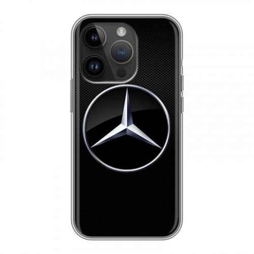 Дизайнерский силиконовый чехол для Iphone 14 Pro Mercedes