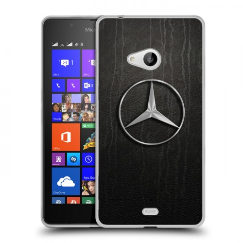 Дизайнерский пластиковый чехол для Microsoft Lumia 540 Mercedes