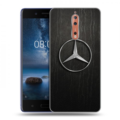 Дизайнерский пластиковый чехол для Nokia 8 Mercedes