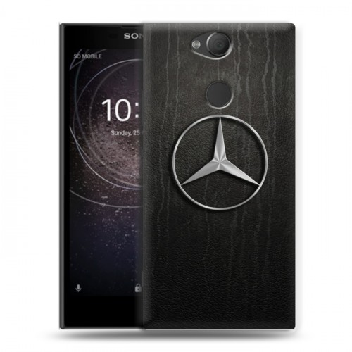 Дизайнерский силиконовый с усиленными углами чехол для Sony Xperia XA2 Mercedes