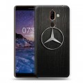 Дизайнерский пластиковый чехол для Nokia 7 Plus Mercedes