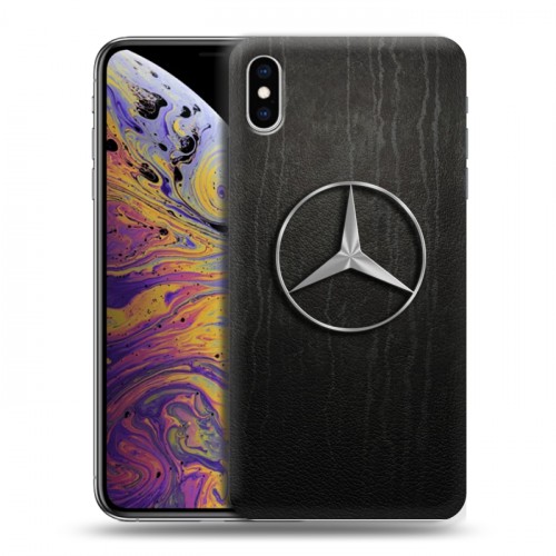 Дизайнерский силиконовый чехол для Iphone Xs Max Mercedes