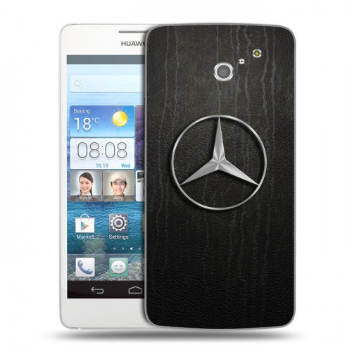 Дизайнерский пластиковый чехол для Huawei Ascend D2 Mercedes