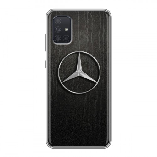 Дизайнерский силиконовый чехол для Samsung Galaxy A71 Mercedes