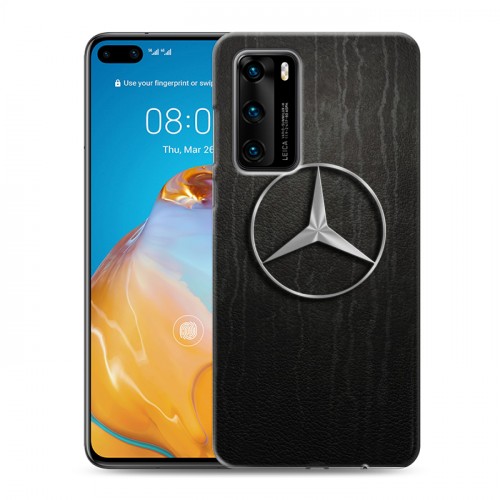 Дизайнерский пластиковый чехол для Huawei P40 Mercedes