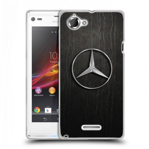 Дизайнерский пластиковый чехол для Sony Xperia L Mercedes