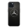 Дизайнерский силиконовый чехол для Iphone 15 Mercedes