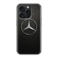 Дизайнерский силиконовый чехол для Iphone 15 Pro Mercedes