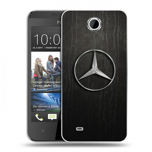 Дизайнерский пластиковый чехол для HTC Desire 300 Mercedes