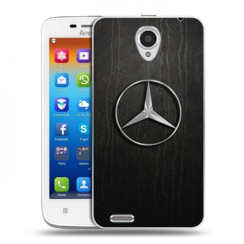 Дизайнерский пластиковый чехол для Lenovo S650 Ideaphone Mercedes