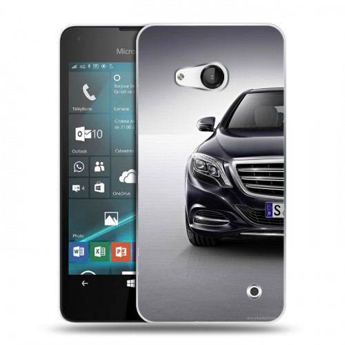 Дизайнерский пластиковый чехол для Microsoft Lumia 550 Mercedes