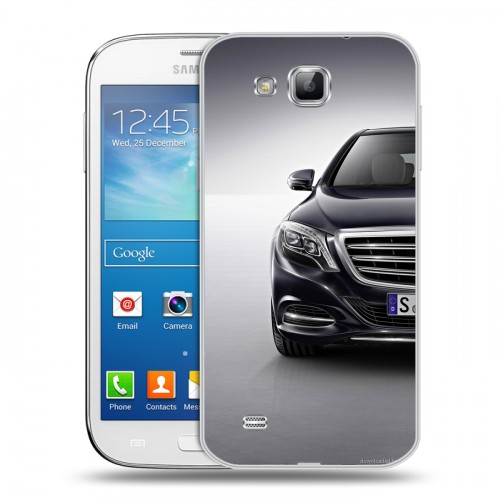 Дизайнерский пластиковый чехол для Samsung Galaxy Premier Mercedes