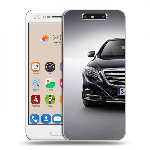 Дизайнерский пластиковый чехол для ZTE Blade V8 Mercedes