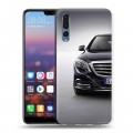 Дизайнерский силиконовый с усиленными углами чехол для Huawei P20 Pro Mercedes