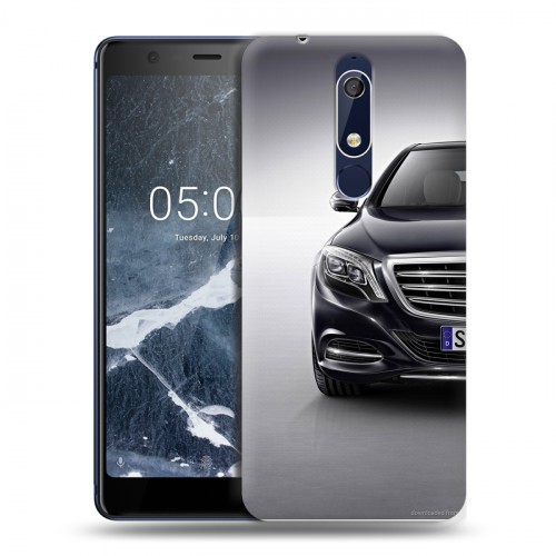 Дизайнерский пластиковый чехол для Nokia 5.1 Mercedes