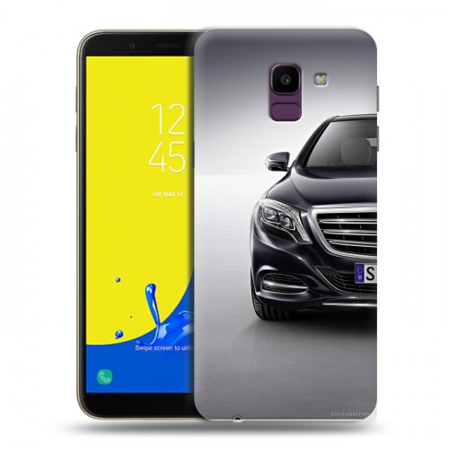 Дизайнерский пластиковый чехол для Samsung Galaxy J6 Mercedes