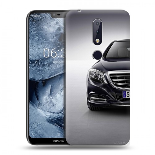 Дизайнерский пластиковый чехол для Nokia 6.1 Plus Mercedes