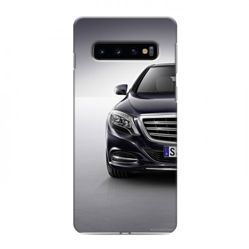 Дизайнерский силиконовый чехол для Samsung Galaxy S10 Mercedes