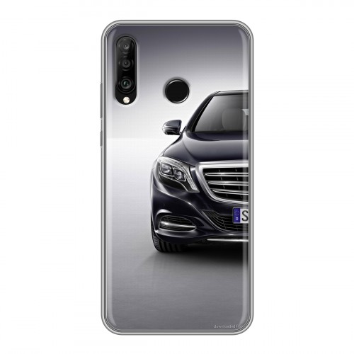 Дизайнерский силиконовый чехол для Huawei P30 Lite Mercedes