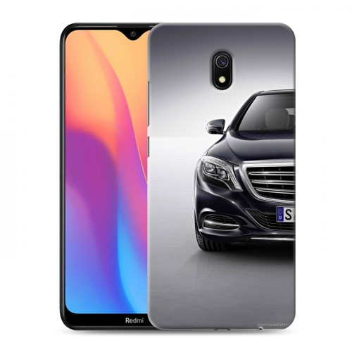 Дизайнерский силиконовый с усиленными углами чехол для Xiaomi RedMi 8A Mercedes