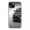 Дизайнерский пластиковый чехол для Iphone 14 Mercedes