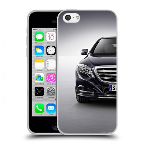 Дизайнерский пластиковый чехол для Iphone 5c Mercedes