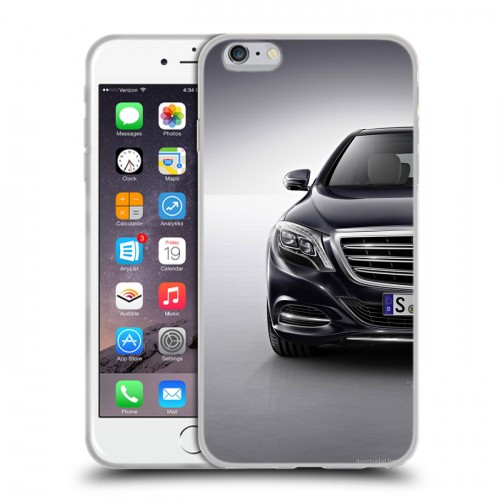 Дизайнерский силиконовый чехол для Iphone 6 Plus/6s Plus Mercedes