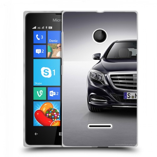 Дизайнерский пластиковый чехол для Microsoft Lumia 435 Mercedes