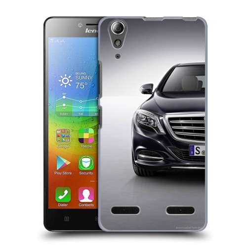 Дизайнерский пластиковый чехол для Lenovo A6000 Mercedes