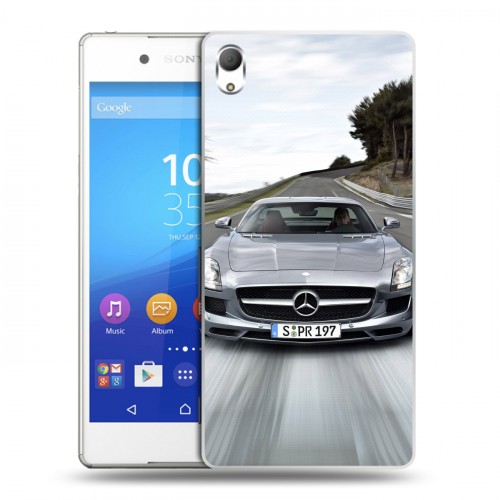 Дизайнерский пластиковый чехол для Sony Xperia Z3+ Mercedes