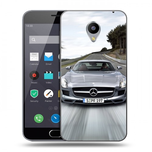 Дизайнерский пластиковый чехол для Meizu M2 Note Mercedes