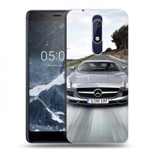 Дизайнерский пластиковый чехол для Nokia 5.1 Mercedes