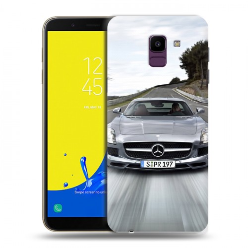 Дизайнерский пластиковый чехол для Samsung Galaxy J6 Mercedes