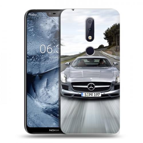 Дизайнерский силиконовый чехол для Nokia 6.1 Plus Mercedes